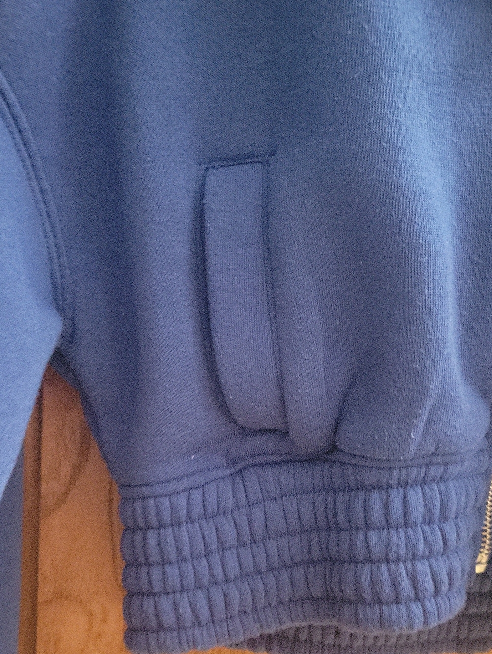 Rue21 Womens XL Blue Crop Top Hoodie - Picture 5 of 7